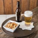 Carlisle 14" Round Griptite™ 2 Serving Tray - Fiberglass, Brown (1400GR2076) thumbnail 5