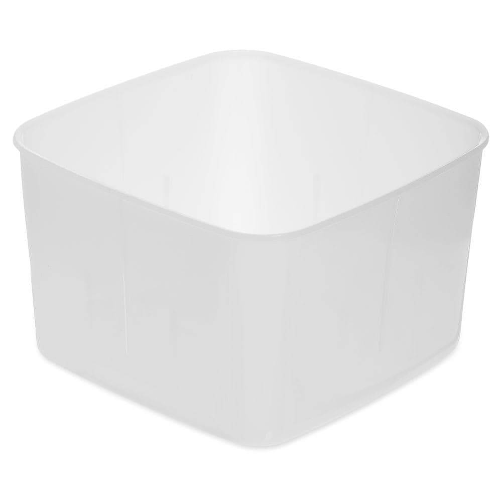 Carlisle 2 qt Square Food Storage Container - White (153202)