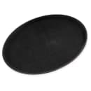 Carlisle 16 7/16" Round Serving Tray - Rubber Liner, Black (1600GL004) thumbnail 2