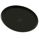 Carlisle 16" Round Serving Tray - Fiberglass, Black (1600GR2004) thumbnail 3