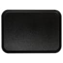 Carlisle Rectangular Griptite™ 2 Serving Tray - 22" x 16", Fiberglass, Black (2216GR2Q004) thumbnail 2