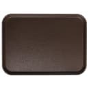 Carlisle Rectangular Griptite™ 2 Serving Tray - 22" x 16", Fiberglass, Brown (2216GR2Q076) thumbnail 2