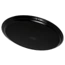 Carlisle Oval Griptite™ 2 Serving Tray - 24" x 19", Fiberglass, Black (2500GR2004) thumbnail 4
