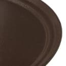 Carlisle Oval Griptite™ 2 Serving Tray - 24" x 19", Fiberglass, Brown (2500GR2076) thumbnail 3