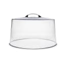Carlisle 11 5/8" Round Cake Cover - Chrome/Clear (251207) thumbnail 3