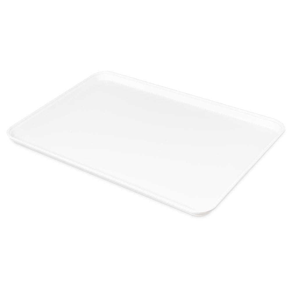 Carlisle Rectangular Market Tray, 25 5/8" x 17 7/8", Pearl White (2618FMTQ301)