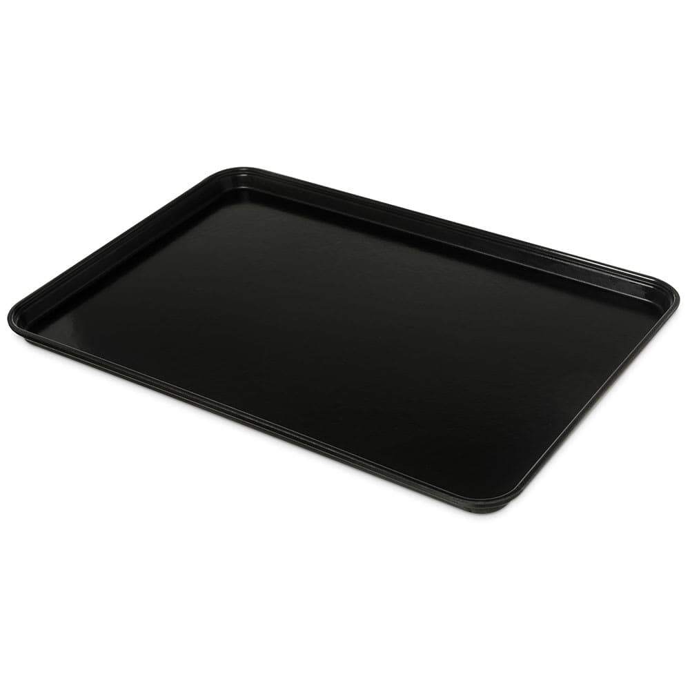 Carlisle Rectangular Market Tray, 25 5/8" x 17 7/8", Fiberglass, Ebony (2618FMTQ309)