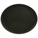Carlisle Oval Serving Tray - 27 1/16x22 5/16", Fiberglass, Black (2700GR2004) thumbnail 2