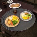 Carlisle Oval Serving Tray - 27 1/16x22 5/16", Fiberglass, Black (2700GR2004) thumbnail 5