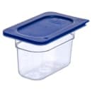 Carlisle 1/9 Size Food Pan Lid - Blue (3058360) thumbnail 4