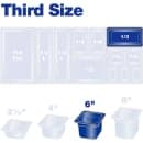 Carlisle 6"D Third Size Food Pan (3066207) thumbnail 5
