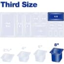 Carlisle 8"D Third Size Food Pan (3066907) thumbnail 5