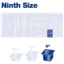 Carlisle 6"D Ninth Size Food Pan (3068803) thumbnail 5
