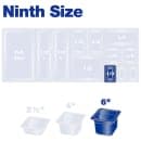 Carlisle 6"D Ninth Size Food Pan (3068807) thumbnail 6