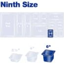 Carlisle 6"D Ninth Size High Temp Food Pan (3088803) thumbnail 5