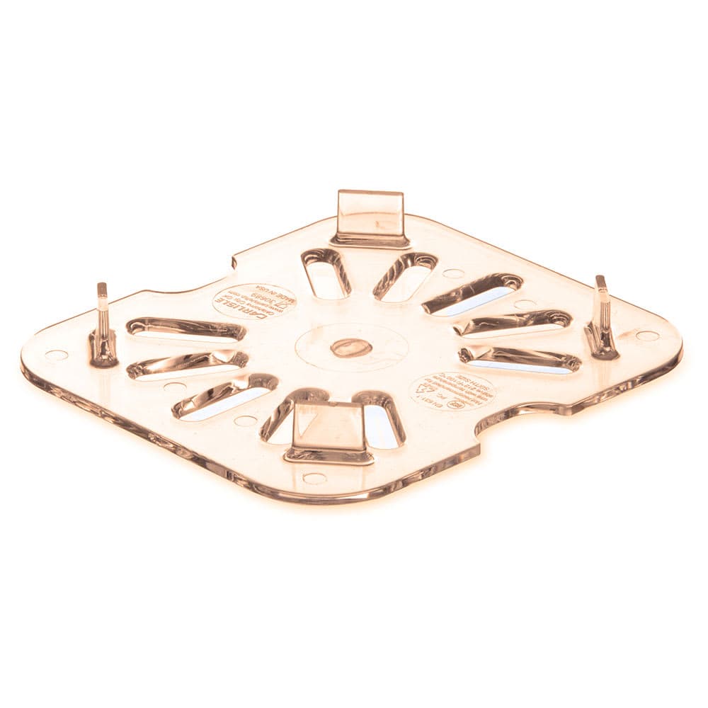 Carlisle 1/6 Size High Heat Drain Shelf - Amber (3089613)
