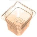 Carlisle 1/6 Size High Heat Drain Shelf - Amber (3089613) thumbnail 3