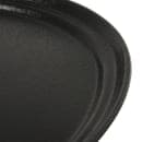 Carlisle Oval Griptite™ 2 Serving Tray - 31" x 24", Fiberglass, Black (3100GR2004) thumbnail 3