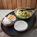 Carlisle Oval Griptite™ 2 Serving Tray - 31" x 24", Fiberglass, Black (3100GR2004) thumbnail 5