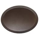 Carlisle Oval Griptite™ 2 Serving Tray - 31" x 24", Fiberglass, Brown (3100GR2076) thumbnail 2