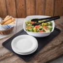 Carlisle Rectangular Griptite™ 2 Serving Tray - 21" x 13", Fiberglass, Black (3253GR2004) thumbnail 5