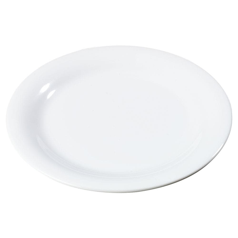 Carlisle 7 1/4" Round Melamine Salad Plate, White (3300602)