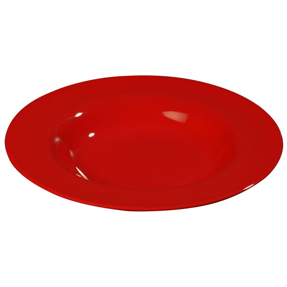 Carlisle 20 oz Round Melamine Salad/Pasta Bowl, Red (3303005)