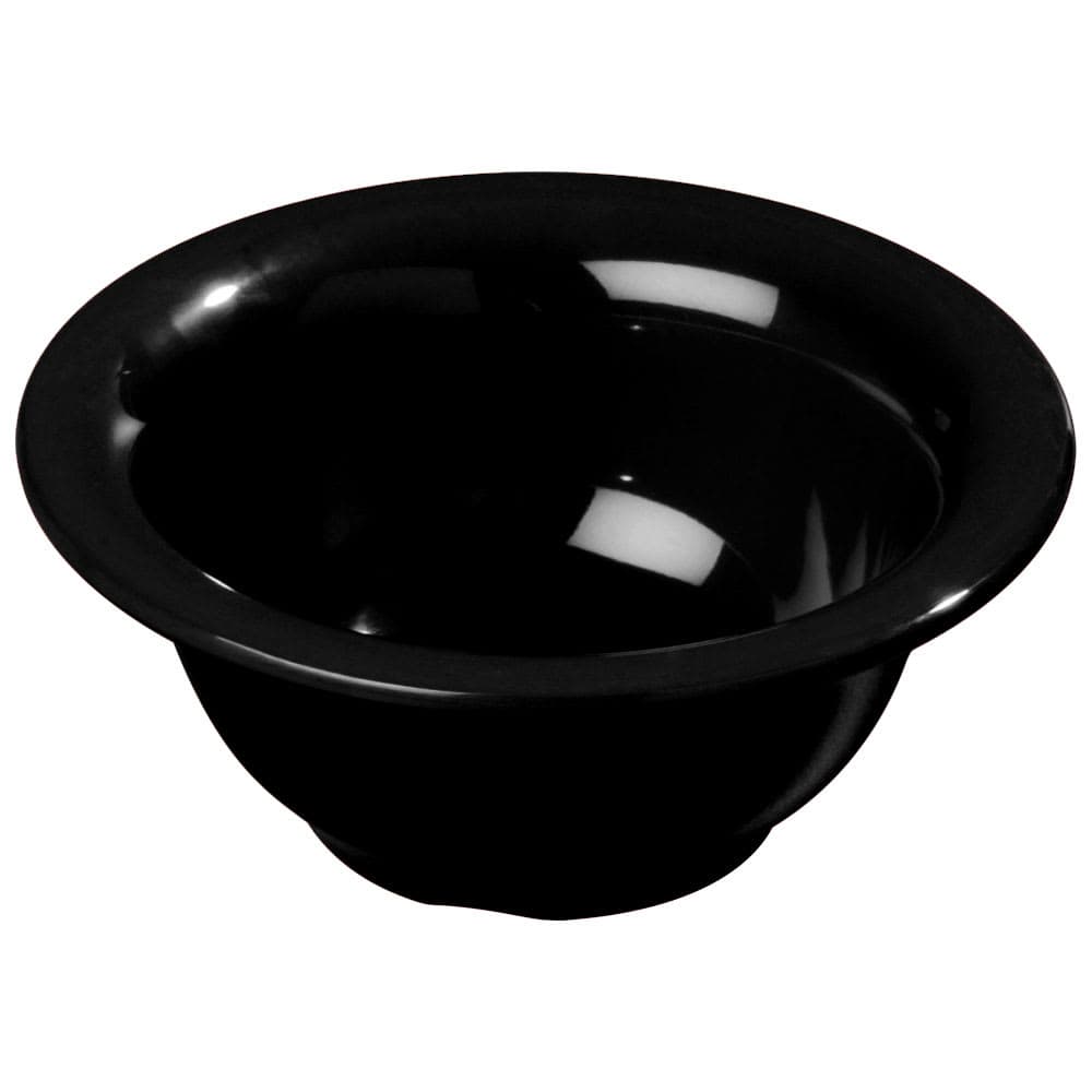Carlisle 10 oz Round Melamine Nappie Bowl, Black (3303803)
