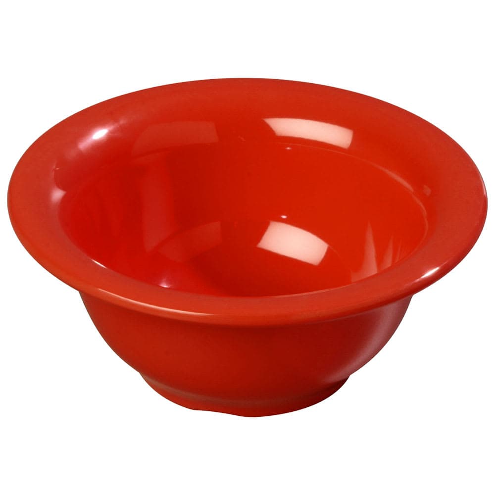 Carlisle 10 oz Round Melamine Nappie Bowl, Red (3303805)