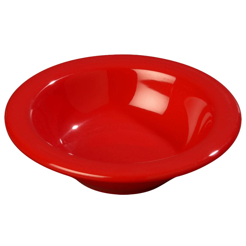 Carlisle 4 1/2 oz Round Melamine Fruit Bowl, Red (3304205)