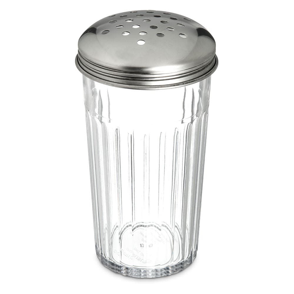 Carlisle 12 oz Cheese Shaker - Stainless/Clear (331907)