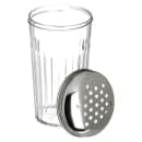 Carlisle 12 oz Cheese Shaker - Stainless/Clear (331907) thumbnail 3