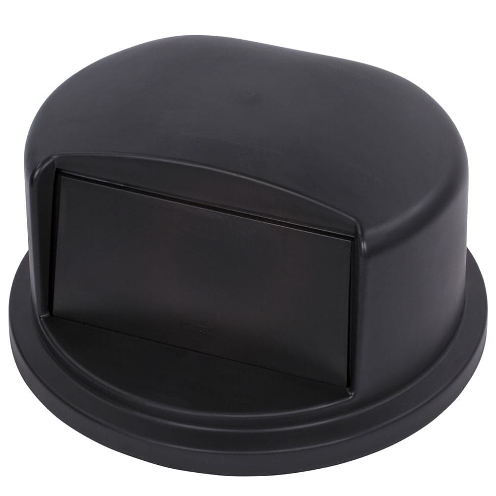 Carlisle Round Dome Trash Can Lid - Plastic, Black (34103403)