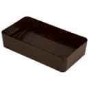 Carlisle Rectangle Swing Top Trash Can Lid - Plastic, Brown (34202469) thumbnail 2