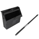 Carlisle 12" Duo-Pan Lobby Dust Pan - Metal Handle, Black (36141003-1) thumbnail 2