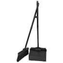 Carlisle 30" Lobby Dust Pan Combo - Broom Handle Clip, Black (36141503) thumbnail 3