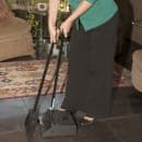 Carlisle 30" Lobby Dust Pan Combo - Broom Handle Clip, Black (36141503) thumbnail 7