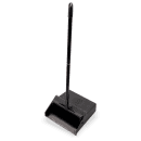 Carlisle 12" Lobby Dust Pan for 3686100, 3685914 & 3686003 - 30" (2) Piece Handle, Black (36142003) thumbnail 4