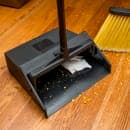 Carlisle 12" Lobby Dust Pan for 3686100, 3685914 & 3686003 - 30" (2) Piece Handle, Black (36142003) thumbnail 5