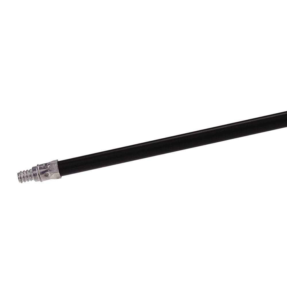 Carlisle 60" Handle - Threaded, Plastic Coated Metal Handle, Black (362027503)