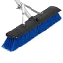 Carlisle 18" Floor Sweep with Handle - Plastic Block, Squeegee, Blue (3621961814) thumbnail 3