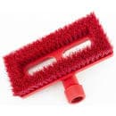 Carlisle 8" Swivel Scrub® Floor Brush Head Only w/ Red Poly Bristles (3638831EC05) thumbnail 3