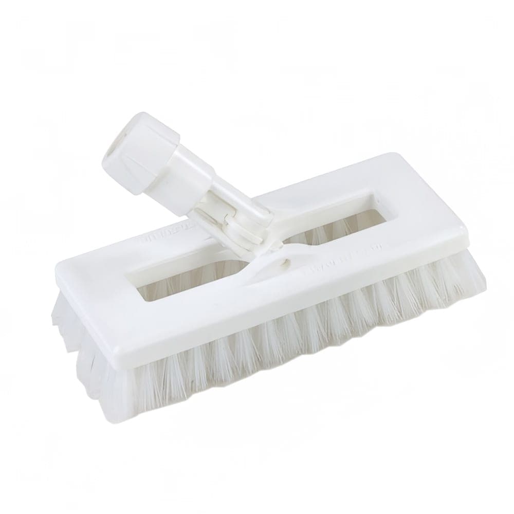 Carlisle 8" Swivel Scrub® Floor Brush Head Only w/ Green Poly Bristles (3638831EC09)