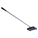 Carlisle 9" Multi-Surface Duo-Sweeper - Low Profile, 42" Handle, Blue (3639914) thumbnail 3