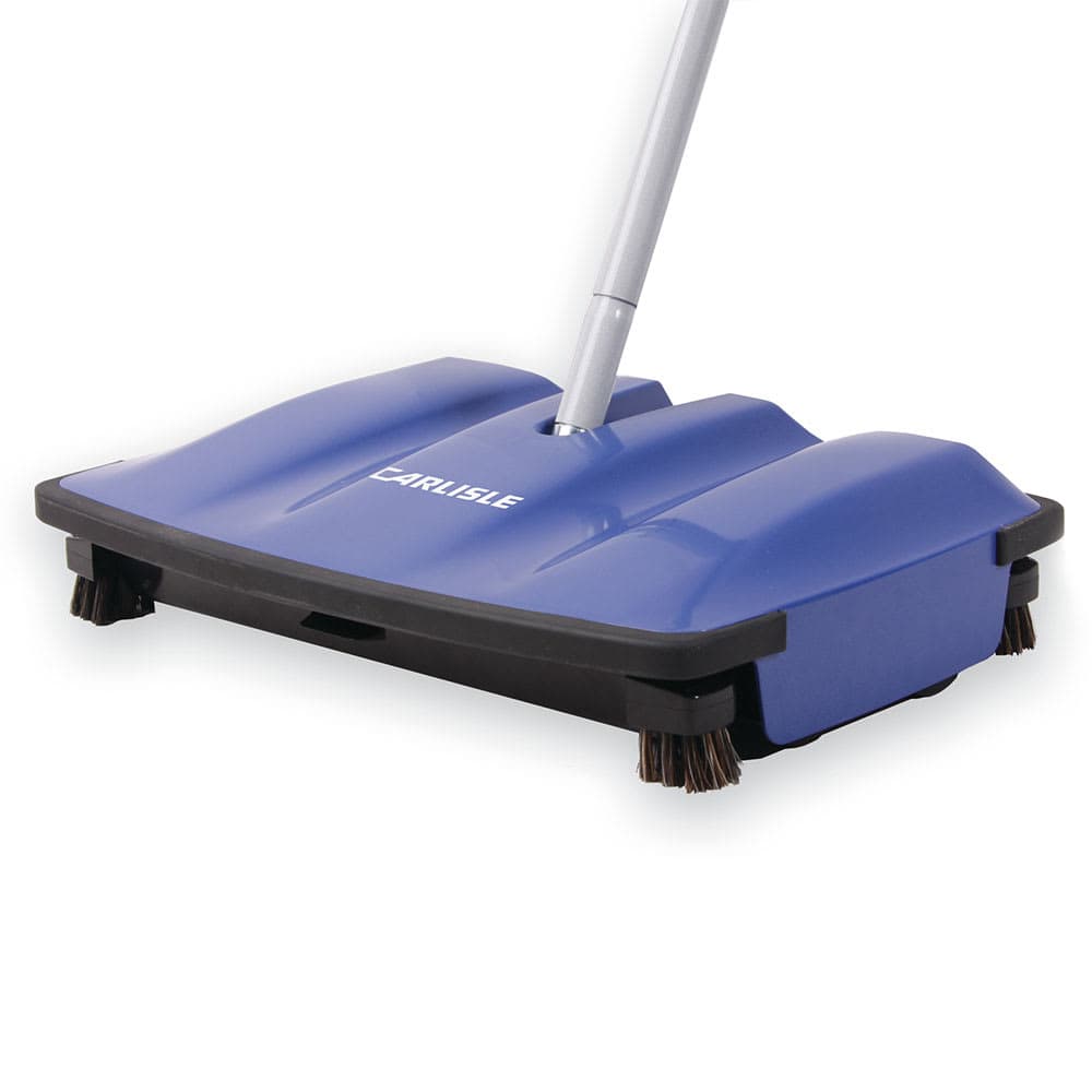 Carlisle 12" Multi Surface Duo-Sweeper - Low Profile, Blue (36400-14)
