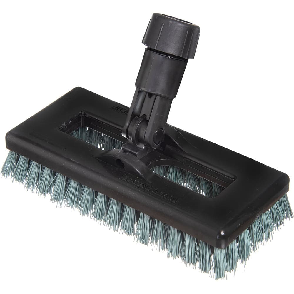 Carlisle 8" Swivel Scrub Floor Brush Head - Nylon/Plastic, Blue (36530014)