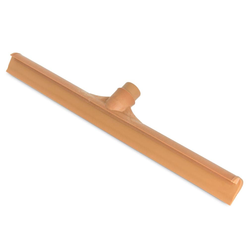Carlisle 20" Floor Squeegee Head - Straight, Rubber Blade, Tan (3656725)