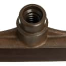 Carlisle 24" Floor Squeegee Head - Rubber Blade, Plastic Frame, Brown (3656801) thumbnail 4