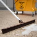 Carlisle 24" Floor Squeegee Head - Rubber Blade, Plastic Frame, Brown (3656801) thumbnail 5