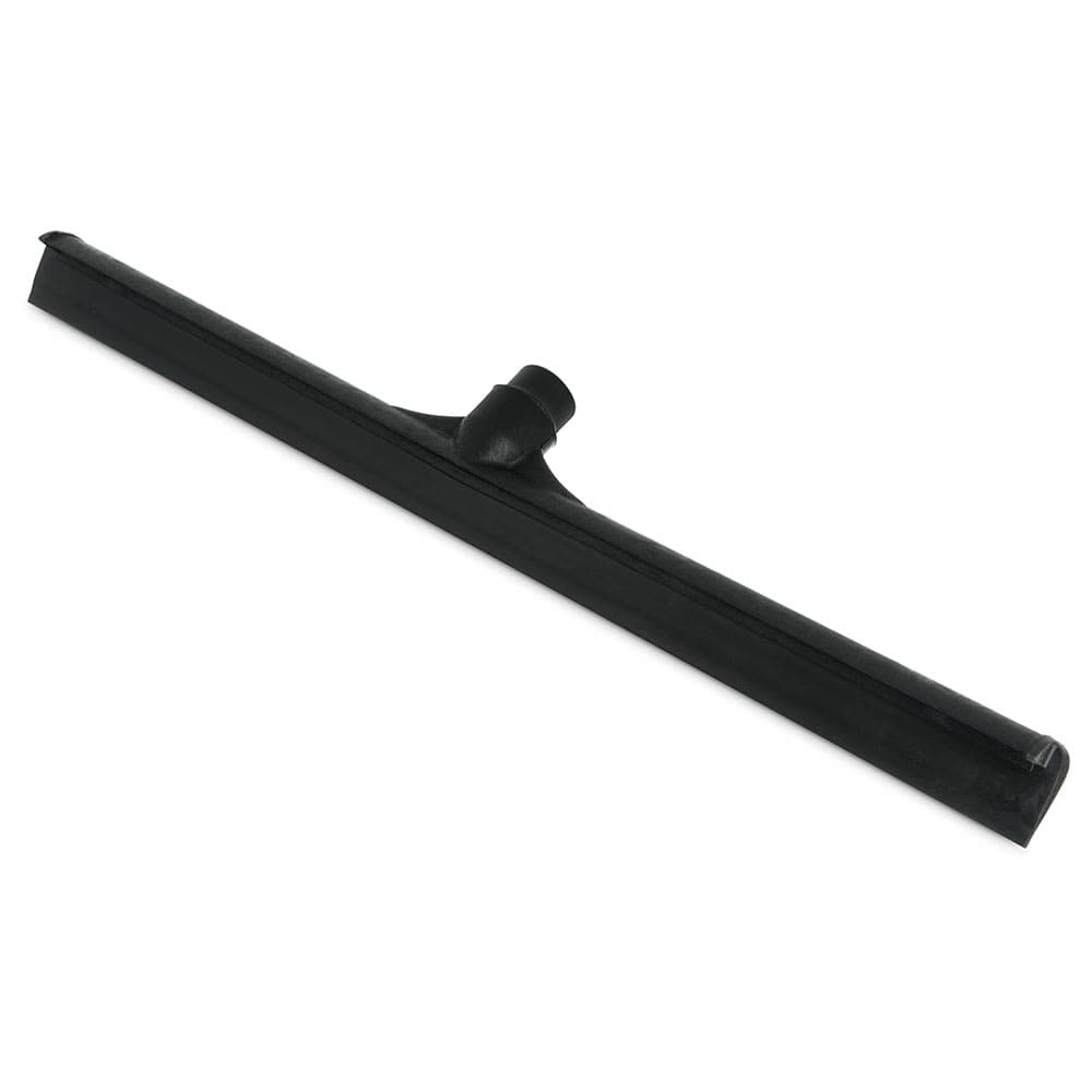 Carlisle 24" Floor Squeegee Head - Straight, Foam Rubber Blade, Black (3656803)